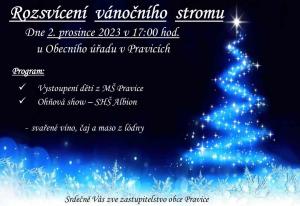 Rozsvícení vánočního stromu 1