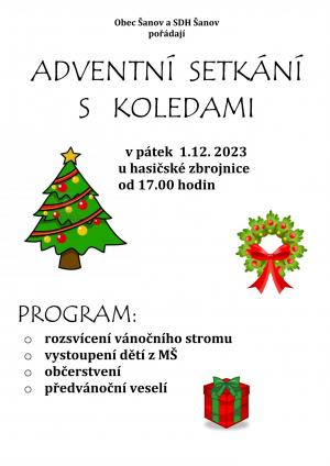 Adventní setkání s koledami 1
